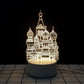 Creative 3D Castle Night Light