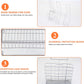 2 Tier Stainless Steel Kitchen Dish Drainer Drying Rack