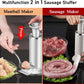 2-in-1 Sausage Stuffer & Meatball Maker