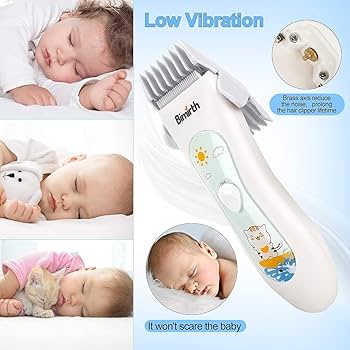 Kids Waterproof Rechargeable Hair Clippers with Accessories