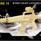 3D Wooden Simulation Model Kit (CARBINE-15 Style)