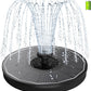 Solar Powered Bird Bath Water Fountain Pump 1.4W