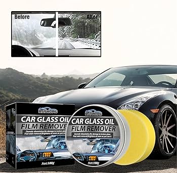 Crystal Clear Car Windshield Oil Film Remover