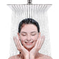 Stainless Steel Rainfall Shower Head with Extension Arm