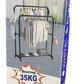 Double-Rail Metal Hanging Clothes Rack