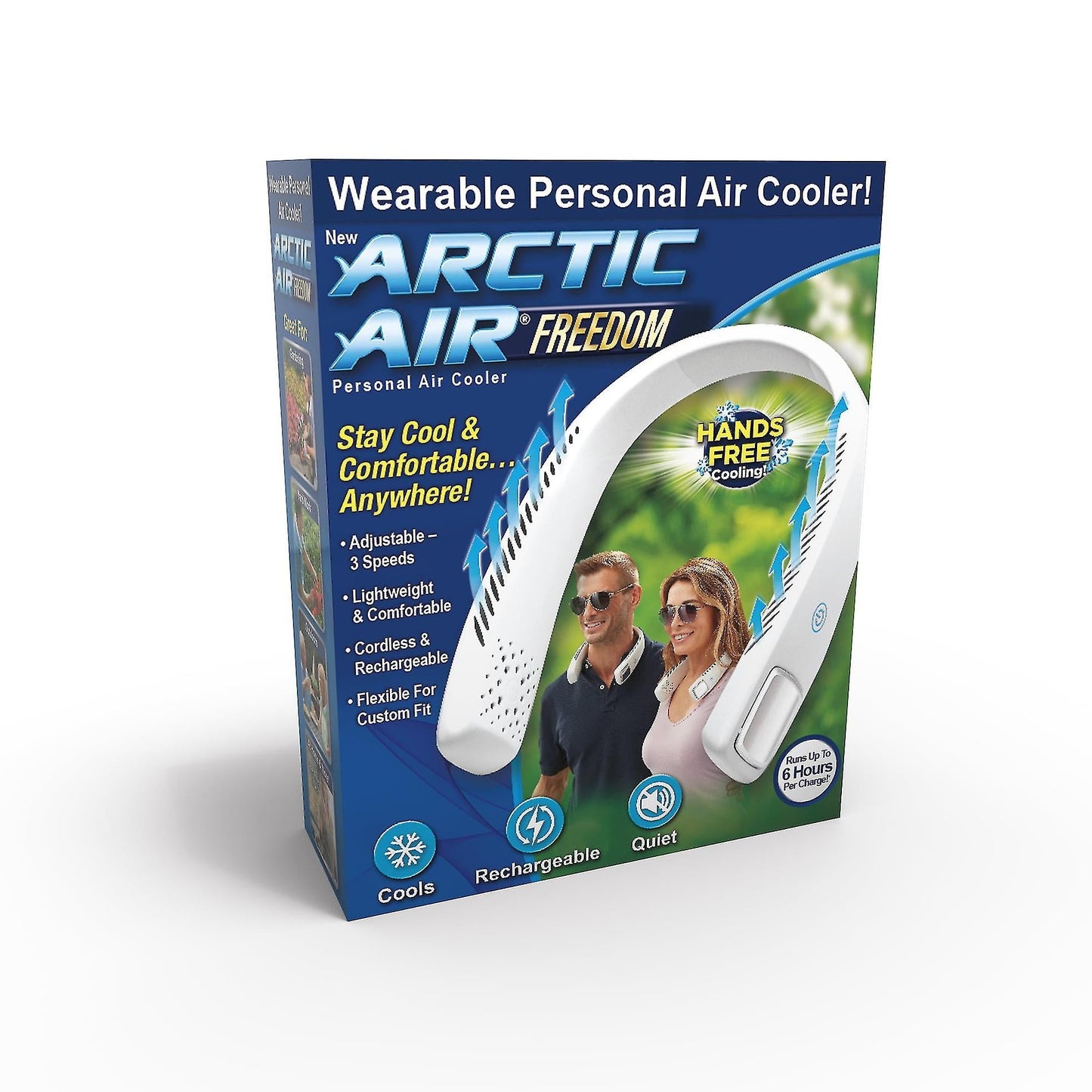 Personal Air Cooler - Portable 3-Speed Neck Fan