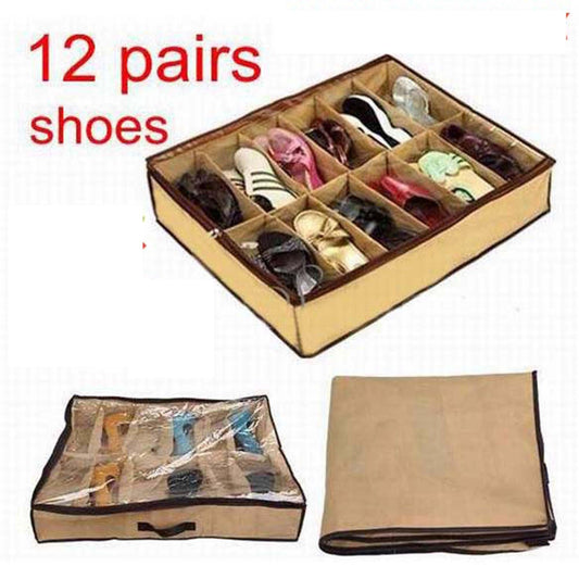 Shoes Under – Space Saving Shoe Organizer & Protector