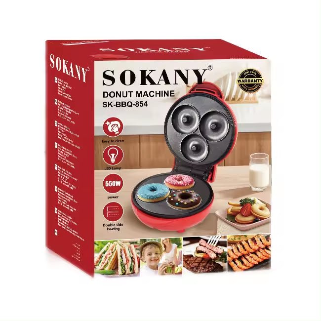 3 Hole Mini Doughnuts Maker