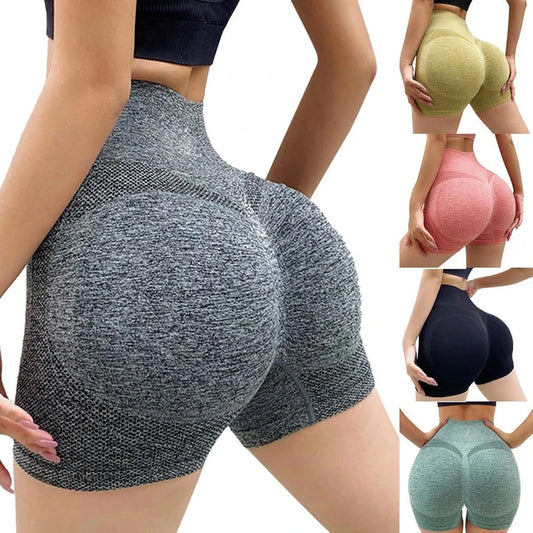 High Waisted Booty Yoga Pants Gym Shorts (S-M)