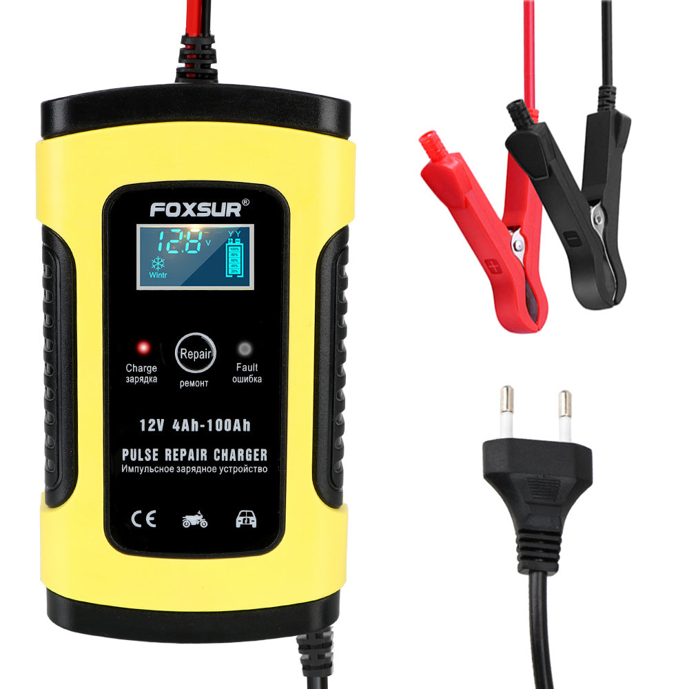12V 6A Intelligent Pulse Battery Repair Charger
