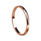 Rose Gold Stainless Steel Ring - Size 6 (M)