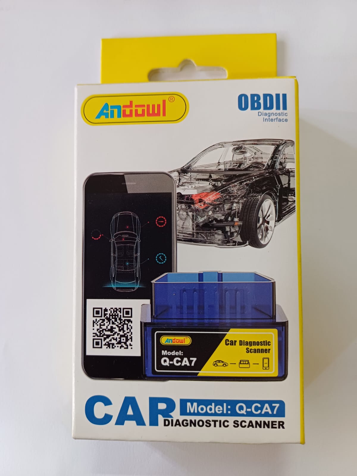 OBDII Bluetooth Car Auto Diagnostic Scanner & Adapter
