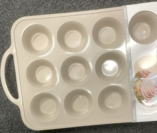 Muffin Pan Silicone 12 Cup