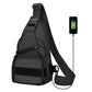 Anti Theft Crossbody Shoulder Sling Bag with USB