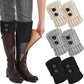 Boot Cuffs with Button Detail