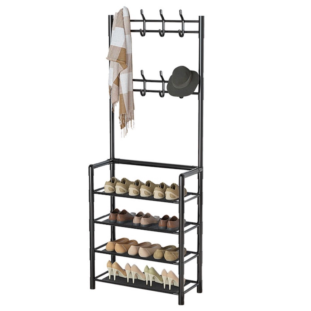 Multifunctional 5 Tier Shoe and Clothes Rack