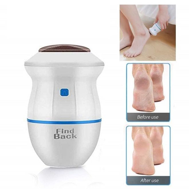 Rechargeable Callus Remover With Built-in Vacuum