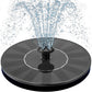 Solar Powered Bird Bath Water Fountain Pump 1.4W