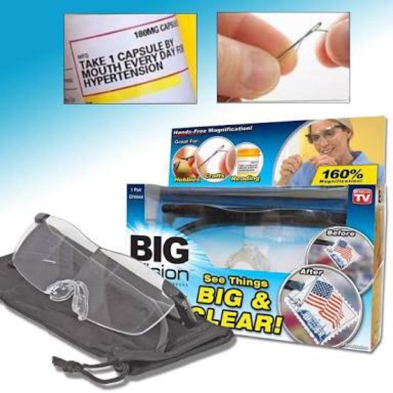 Big Vision Plastic Glasses Magnifying Eyewear