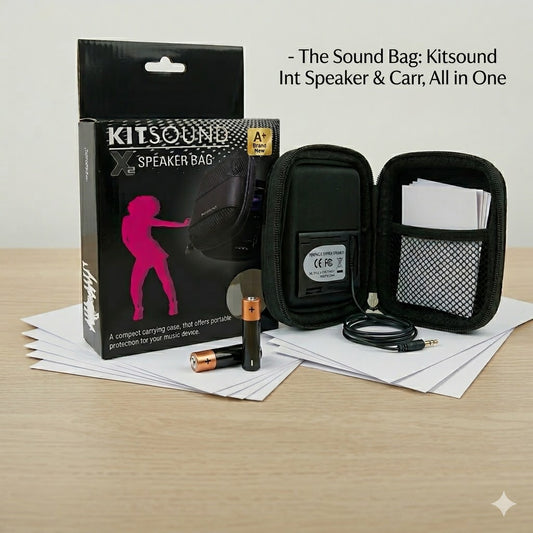 The Sound Bag: Kitsound Speaker & Carrier, All in One