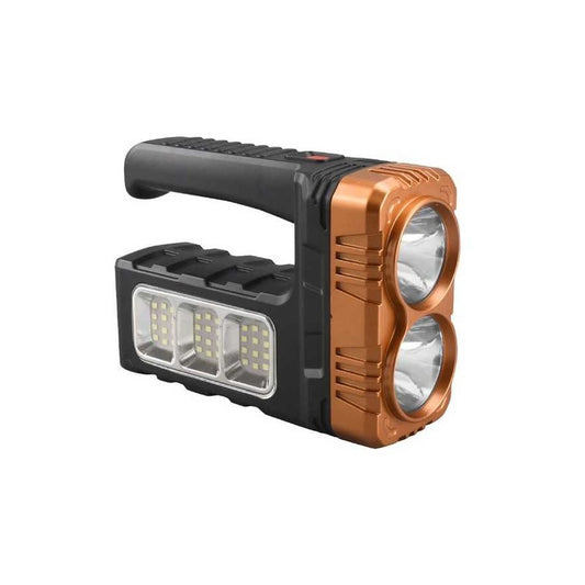 Strong Rechargeable Dual Light Portable Flashlight
