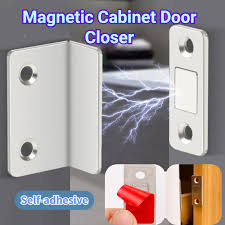 L Shaped Magnetic Suction Door Drawer Wardrobe Door Latch Door Closer