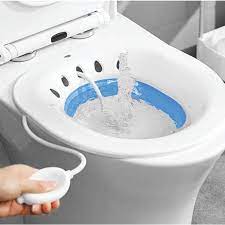 Portable Sitz Bath Tub with Flusher for Postpartum Care