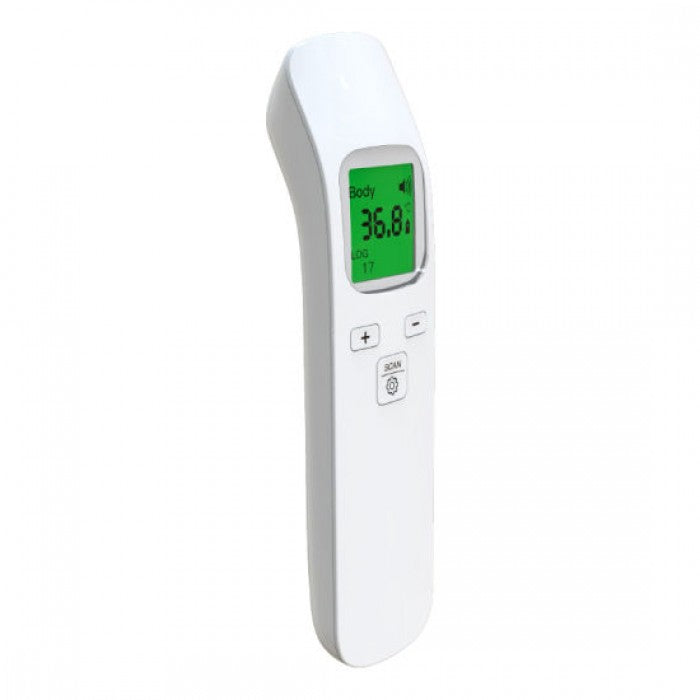 Baby and Adult Forehead Thermometer with Fever Alarm, Lcd Display and Memory Function