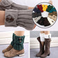 Boot Cuffs with Button Detail