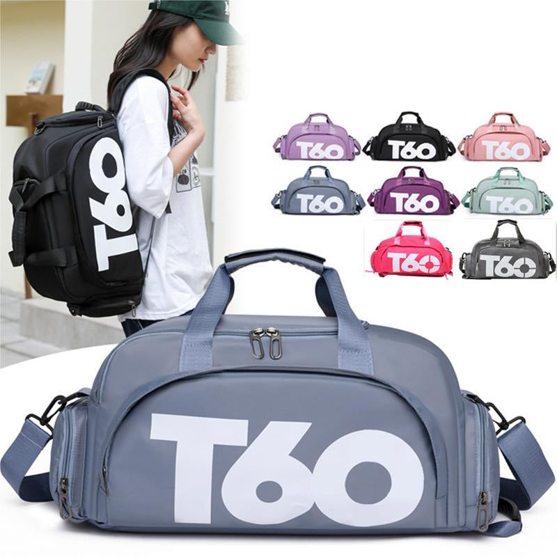 T60 Travel & Gym Duffle Bag Lightweight Waterproof Backpack