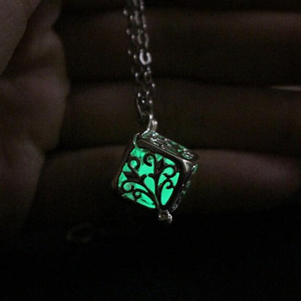 Tree of Life Glow in the Dark Pendant Necklace