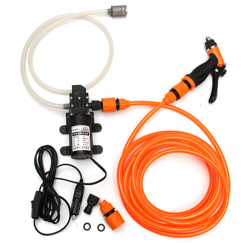 12V High-Pressure Portable Electric Water Pump Car Washer Set