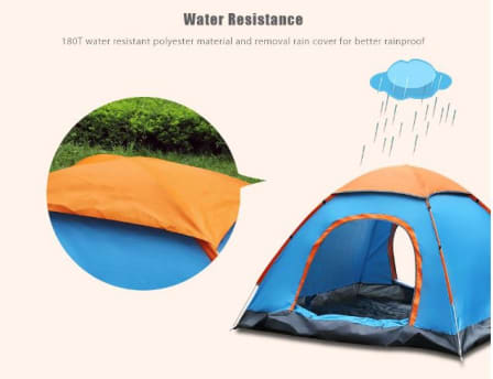 2 Man Tent in Zipper Bag - Lightweight & Easy to Install (200 X 150 X 110 Cm) freeshipping - Dealz4all Store