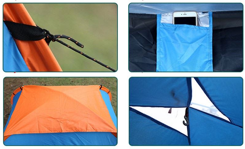 2 Man Tent in Zipper Bag - Lightweight & Easy to Install (200 X 150 X 110 Cm) freeshipping - Dealz4all Store