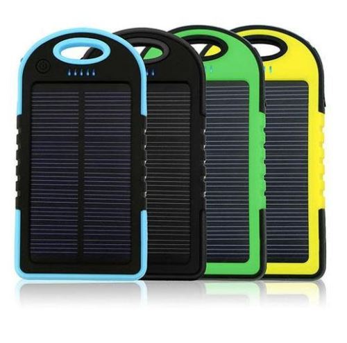 5000mAh Portable Waterproof Solar Charger Double USB Power Bank freeshipping - Dealz4all Store