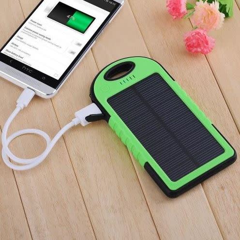 5000mAh Portable Waterproof Solar Charger Double USB Power Bank freeshipping - Dealz4all Store