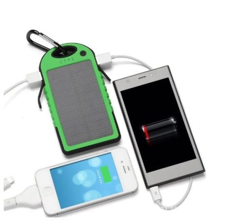 5000mAh Portable Waterproof Solar Charger Double USB Power Bank freeshipping - Dealz4all Store