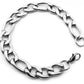 316L Unisex Heavy STAINLESS STEEL Figaro link Chain Bracelet 22cm freeshipping - Dealz4all Store