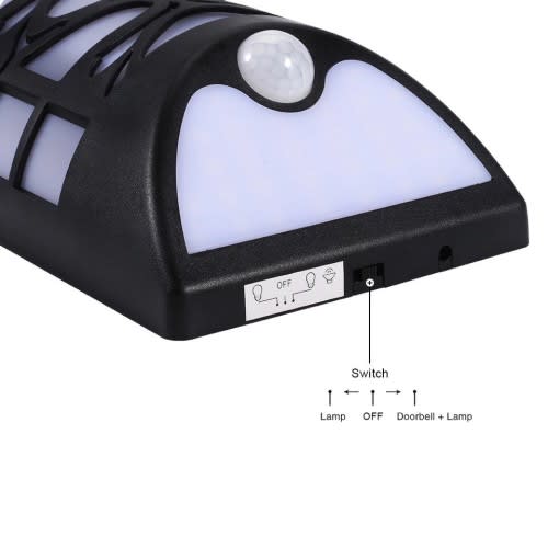 Solar Induction Doorbell Lamp with Night Sensor freeshipping - Dealz4all Store