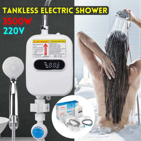 Instant Tankless Electric Shower Hot Water Heater