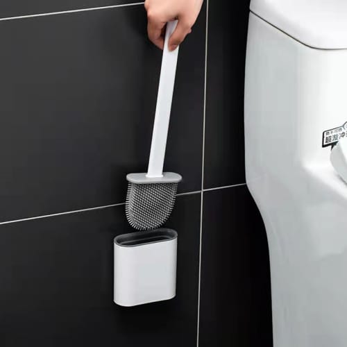Silicone Toilet Brush - Wall Mounted