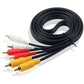 3RCA Male To 3RCA Male Audio Video Cable - 3 Meter