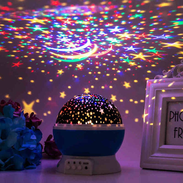 Kids Large Star Master Rotating Projection Lamp