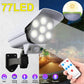 77 LED Solar Light with Remote Control and Dummy Camera