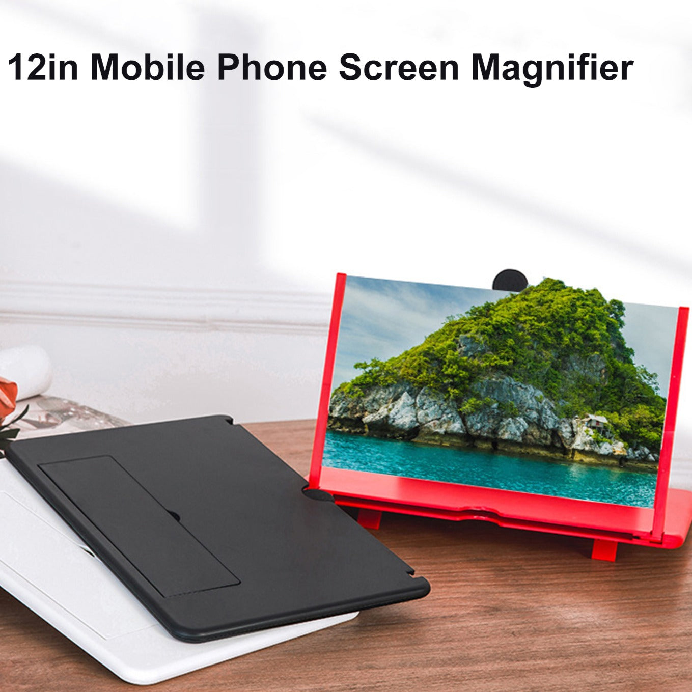 Mobile Phone 3D Video Amplifier -  Folding Smartphone Magnifier freeshipping - Dealz4all Store