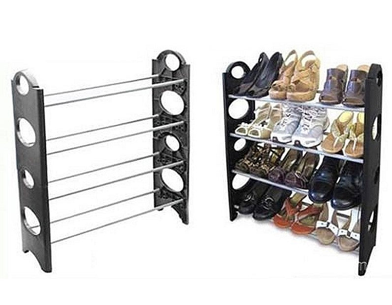 Household 4-Tier Stackable Shoe Rack & Organizer freeshipping - Dealz4all Store