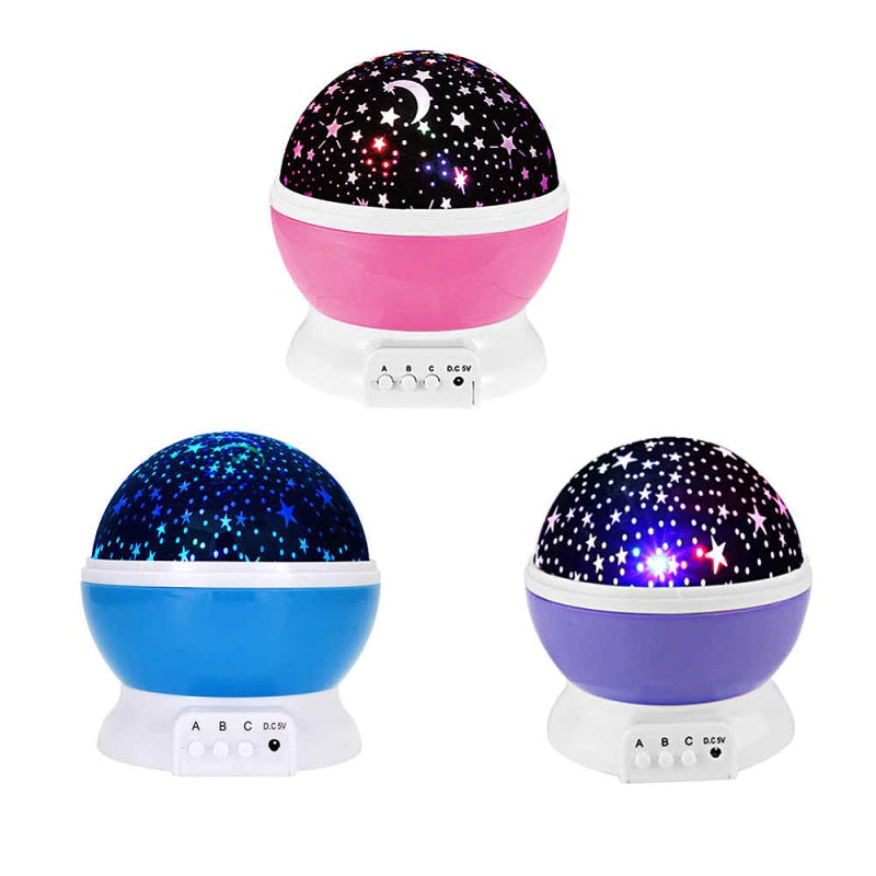 Kids Large Star Master Rotating Projection Lamp