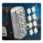 Ultra Bright 8 LED Waterproof Flashlight with USB/Solar Charging