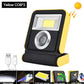 Portable COB Lamp Light with USB and Solar Charge