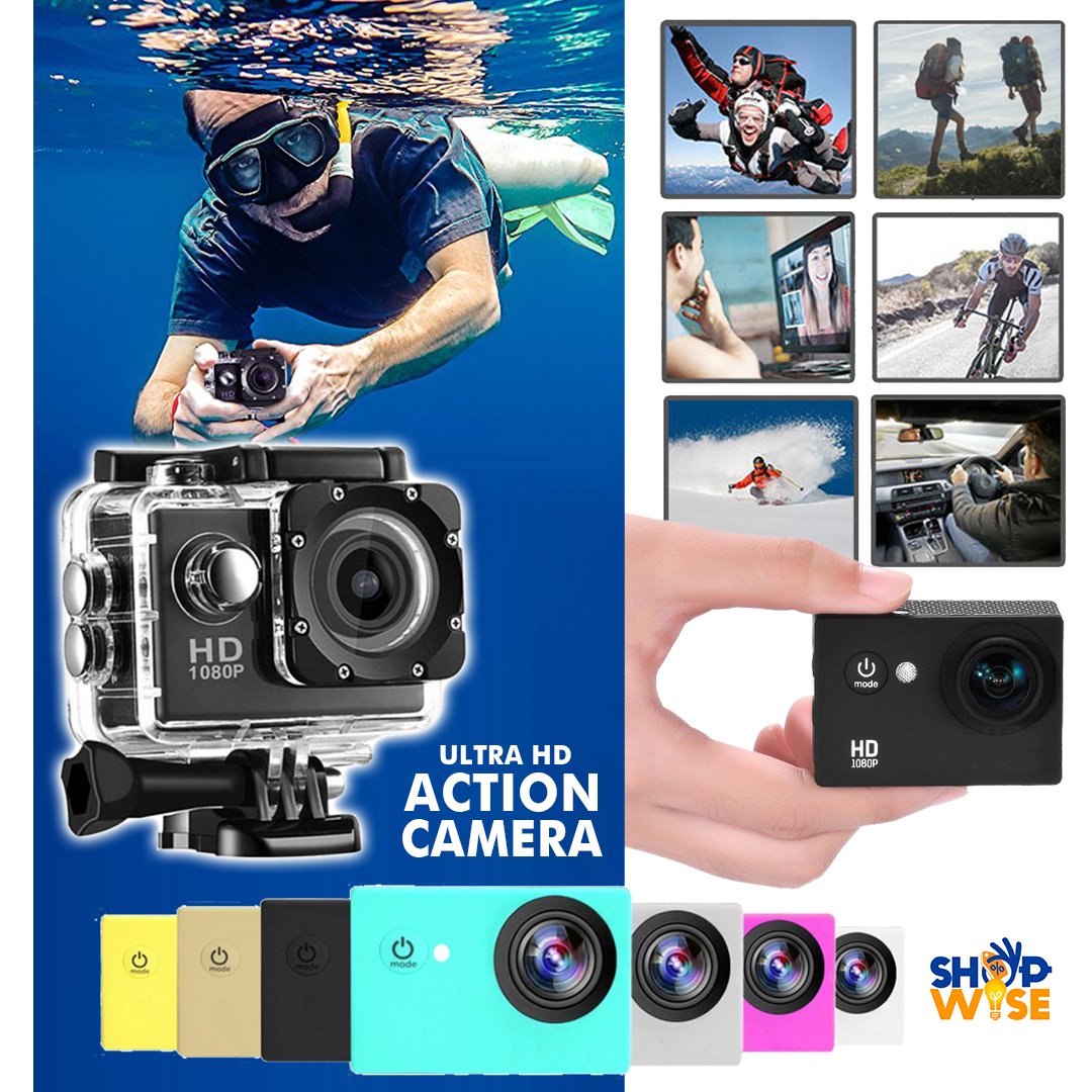 Full Hd 1080p Action Sports Camcorder - Waterproof up To 30 M freeshipping - Dealz4all Store